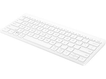Клавіатура мембранна HP 350 Compact Multi-Device, 78key, BT, EN/UK, білий 692T0AA фото