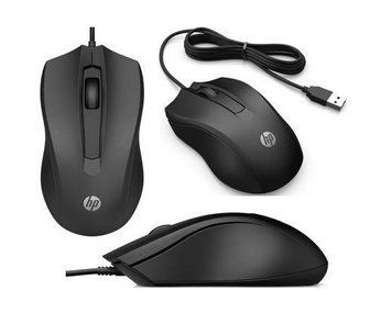 Миша HP 100, USB-A, чорний 6VY96AA фото