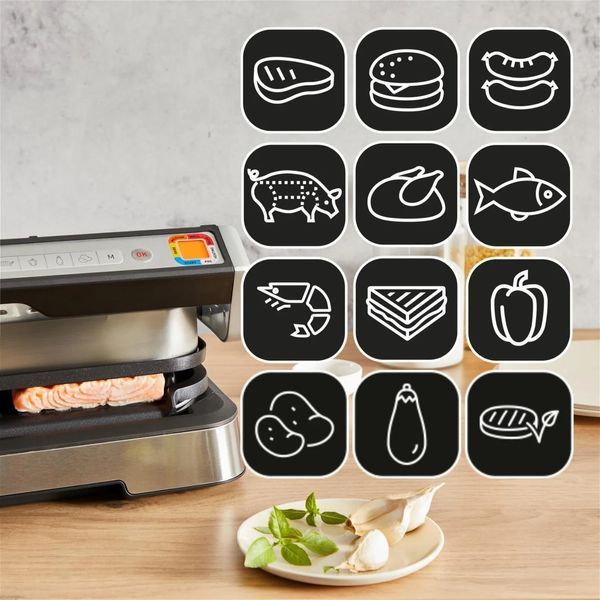 Гриль притискний Tefal OptiGrill+ XL GC784D30 GC784D30 фото