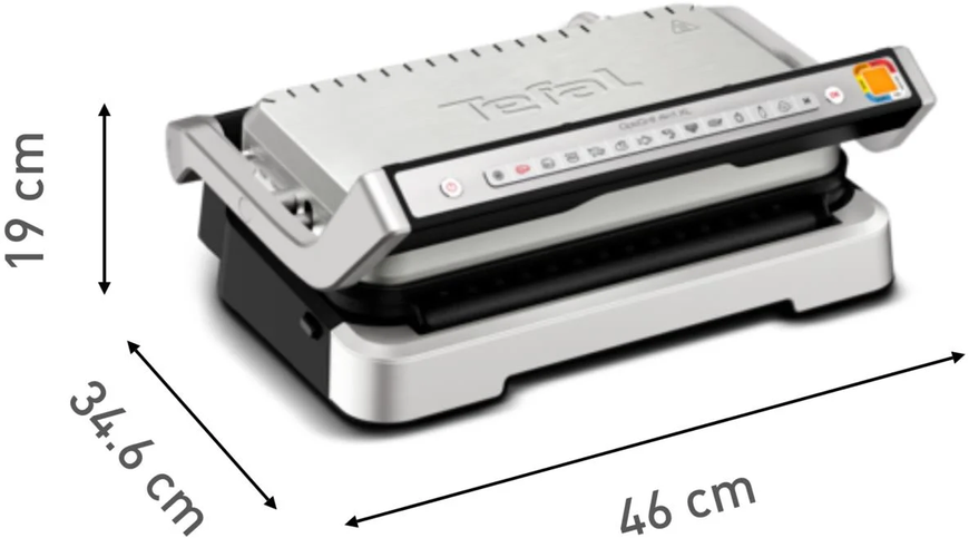 Гриль притискний Tefal OptiGrill+ XL GC784D30 GC784D30 фото
