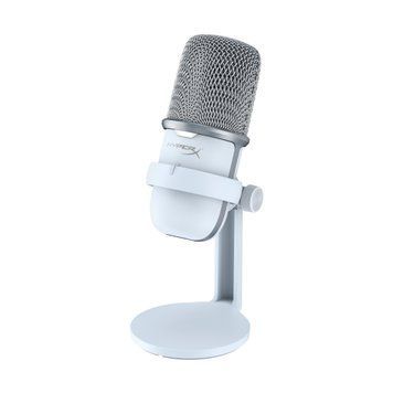 Мікрофон геймінговий HyperX SoloCast, Bi, USB-A, 2м, NGenuity, білий 519T2AA фото