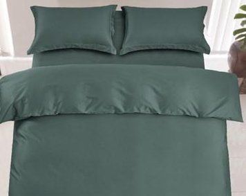 Підковдра Ardesto Mix&Match Premium, 160х220см, 100% бавовна, сатин, зелений ART1622DVE фото