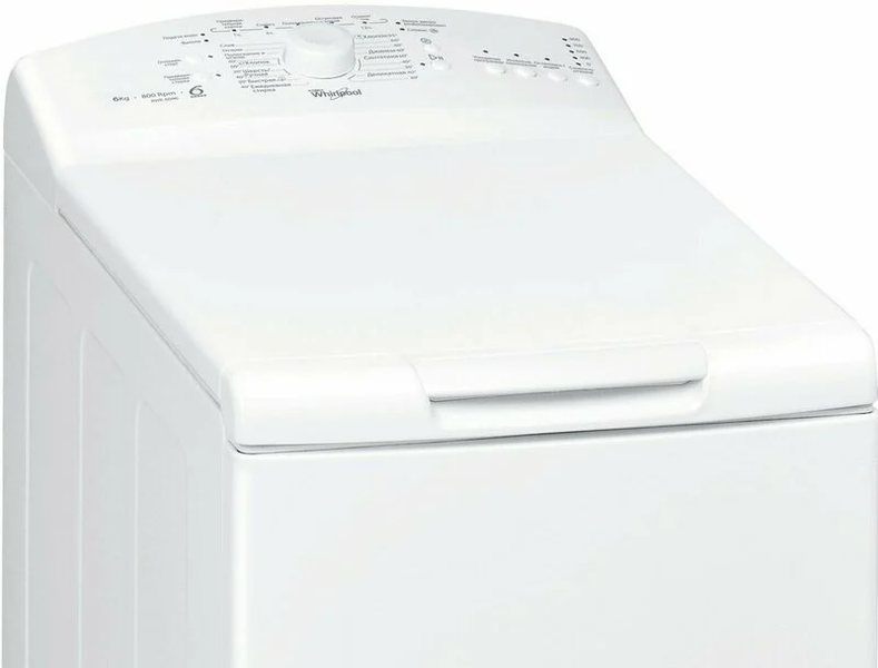 Пральна машина вертикальна Whirlpool AWE6080UA, 6кг, 800 об/хв, 60см, білий AWE6080UA фото