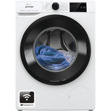 Пральна машина фронтальна Gorenje WPNEI84SBSWIFI, 8кг, 1400, A+++, 46,5см, дисплей, інвертор, пара, Wi-Fi, білий WPNEI84SBSWIFI фото