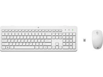 Комплект клавіатура та миша НР 230, WL, EN/UK, білий 3L1F0AA фото