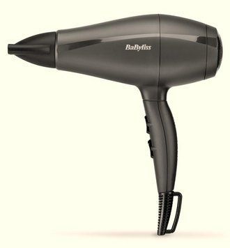 Фен Babyliss Super Light Pro, 2000Вт, 3 режими, HTDC мотор, тонкий концентратор 6 мм, чорний 5910E фото