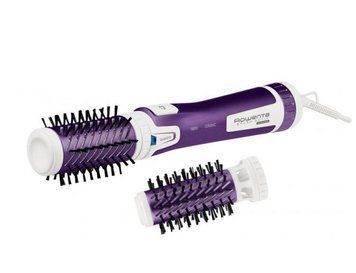 Фен-щітка Rowenta Brush Activ Volume&Shine, 1000Вт, 2 режими, іоніз-я, хол. обдув, оберт. насадок, кераміка, фіолетовий CF9530F0 фото