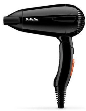 Фен Babyliss дорожній, 2000Вт, 2 режими, складне руків'я, чорний 5344E фото