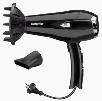 Фен Babyliss, 2000Вт, 3 режими, іоніз-я, хол. обдув, змотка шнура, чорний D374DE фото