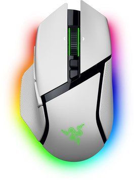 Миша Razer Basilisk V3 Pro 35K, RGB, USB-A/WL/BT, білий RZ01-05240200-R3G1 фото