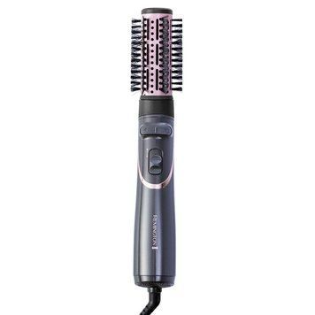 Фен-щітка Remington Curl & Straight Confidence, 800Вт, 2 режими, іоніз-я, оберт., хол. обдув,кейс, кераміка, сірий AS8606 фото
