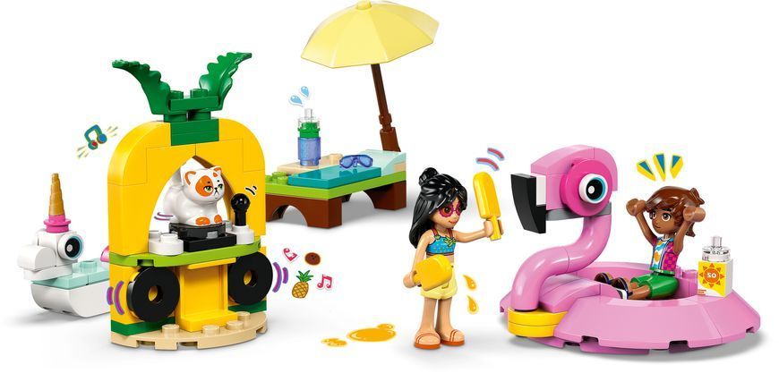 Конструктор LEGO Friends Вечірка єдинорога та фламінго біля басейну (42658) 42658 фото