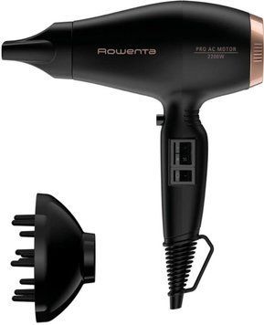 Фен Rowenta Compact PRO+, 2200Вт, 2 режими, дифузор, іоніз-я, хол. обдув, чорний CV6930F0 фото