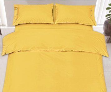 Підковдра Ardesto Mix&Match, 160х220см, 100% бавовна, сатин, жовтий ART1622DVS фото