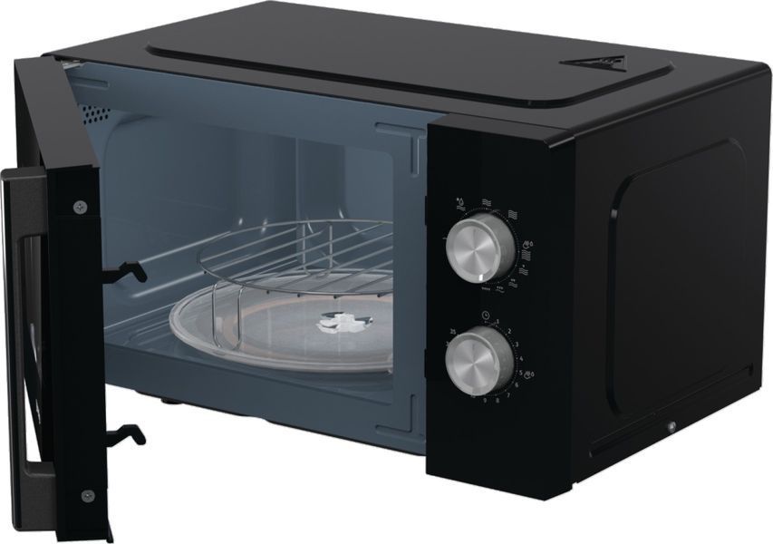 Мікрохвильова піч Gorenje MO20E2BH, 20 л,  800 Вт, чорний MO20E2BH фото