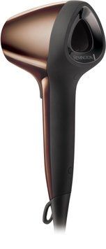 Фен Remington Air3D, 1800Вт, 3 режими, дифузор,турмалінова іоніз-я, хол. обдув, бронзовий D7777 фото