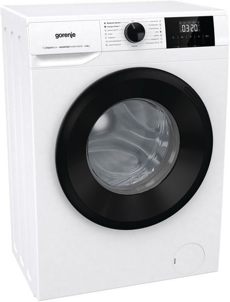 Пральна машина Gorenje W3NGPI61SBS, 6кг, 1000, A+++, 43.5см, дисплей, пар, інвертор, білий W3NGPI61SBS фото