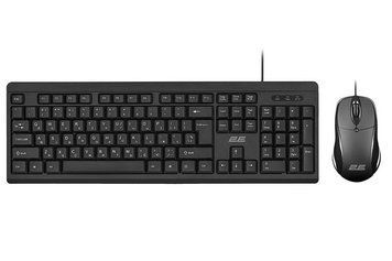 Комплект клавіатура та миша 2E MK401 USB-A, EN/UK, чорний 2E-MK401UB_UA фото