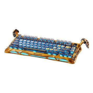 Клавіатура механічна GravaStar Mercury K1 Pro 80keys, GravaStar x Kailh Speedy Mint, BT/WL/USB, жовтий GSK1PRO_YLW фото