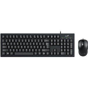 Комплект клавіатура та миша Genius KM-100SE, AI, EN/UKR, чорний 31330009410 фото