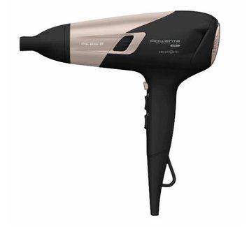 Фен Rowenta Studio Dry Glow, 2100Вт, 3 режими, дифузор, іоніз-я, хол. обдув, чорно-золотий CV5831F0 фото