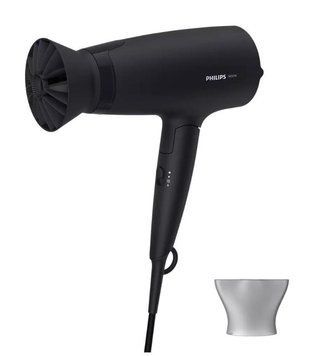 Фен Philips 3000 Series дорожній, 1600Вт, 3 режими, дифузор, хол. обдув, чорний BHD308/10 фото