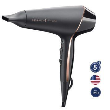 Фен Remington ProLuxe Midnight Edition, 2400Вт, 3 режими, дифузор, іоніз-я, хол. обдув, чорний AC9140B фото