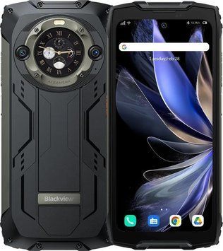 Смартфон Blackview BV9300 Pro 6.7" 12/256 ГБ, 2SIM, 15080 мА&bull;год, чорний UA 6931548316855 фото