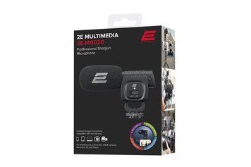 Мікрофон пушка 2Е MG020 Shoutgun Pro, on/of, 3.5mm 2E-MG020 фото