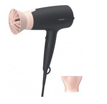Фен Philips 3000 Series, 2100Вт, 3 режими, іонізація, хол. обдув, чорно-рожевий BHD350/10 фото