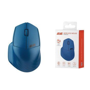 Миша 2E MF280 Silent, WL/BT, синій 2E-MF280WBL фото