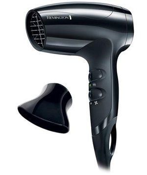 Фен Remington дорожній Compact, 1800Вт, 3 режими, еко режим , чорний D5000 фото