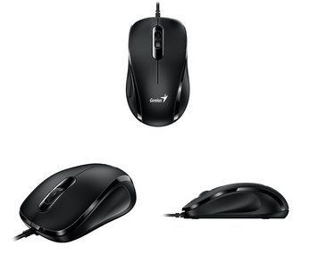 Миша Genius DX-101, USB-A, чорний 31010026400 фото