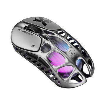 Миша GravaStar Mercury X, BT/WL/USB-A, RGB, сірий GSX_GRY фото