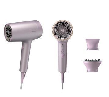 Фен Philips 7000 Series, 1800Вт, 2 режими, дифузор, іоніз-я, хол. обдув, фіолетовий BHD723/10 фото