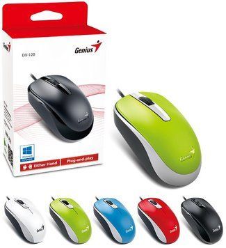 Миша Genius DX-120, USB-A, зелений 31010105105 фото